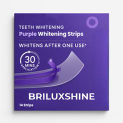 Tiras blanqueadoras moradas